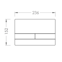 Abacus Edge Flush Plate