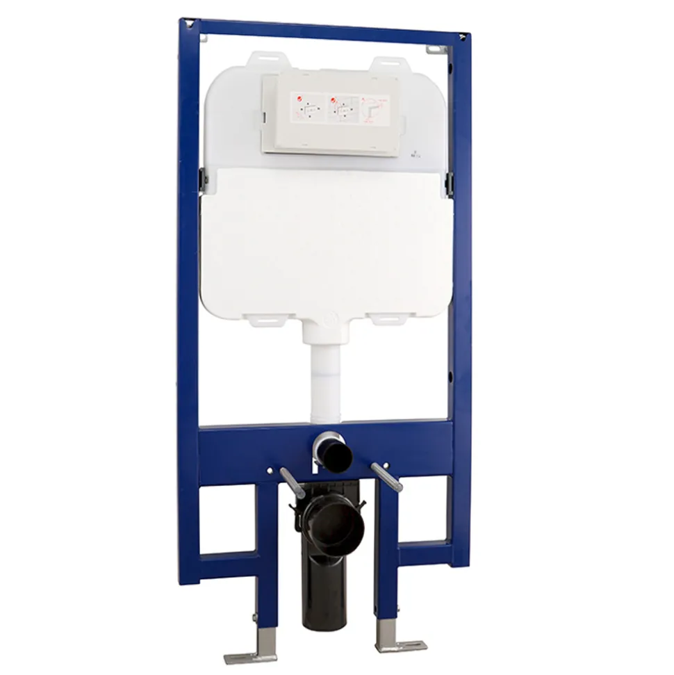 Abacus 90mm Slimline WC Frame with Dual Flush Cistern