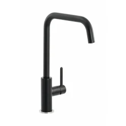 Abode Althia Single Lever Mono Kitchen Mixer - Matt Black