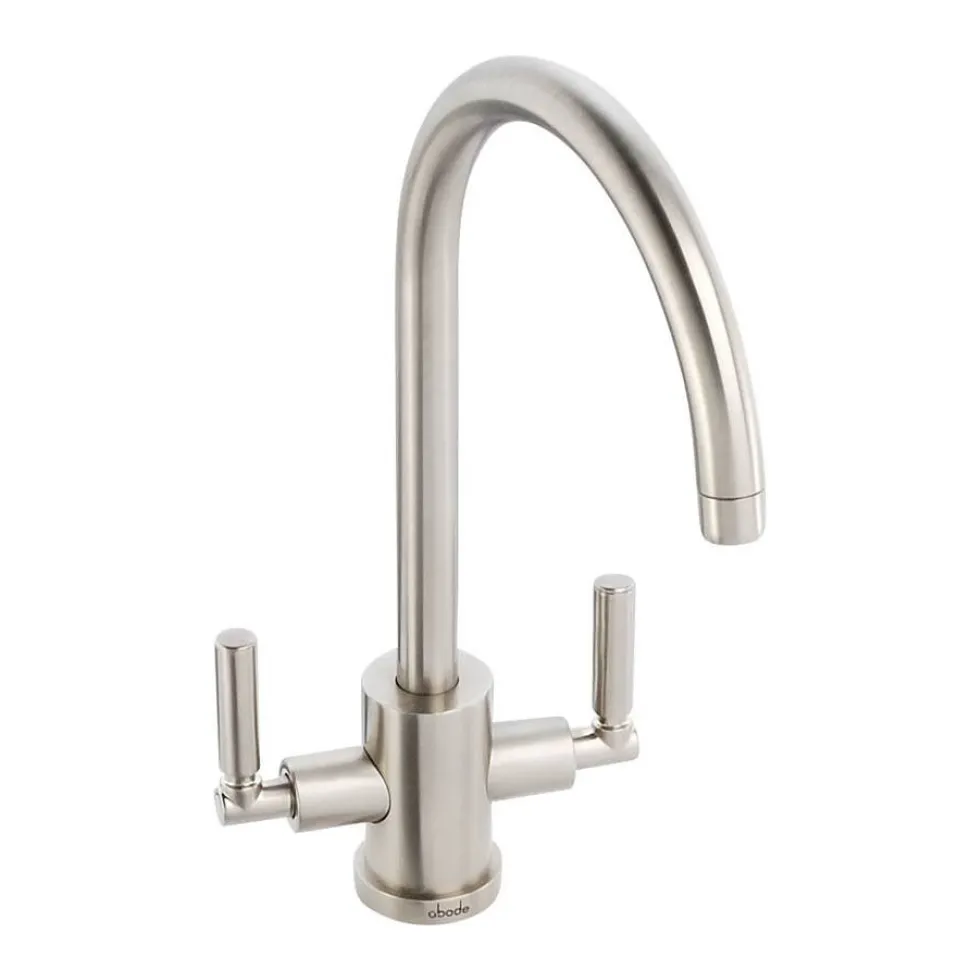 Abode Atlas Aquifier Filtered Water Mono Kitchen Mixer - Brushed Nickel