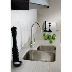 Abode Atlas Aquifier Filtered Water Mono Kitchen Mixer - Brushed Nickel