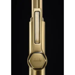 Abode Hex Industrial Single Lever Mono Kitchen Mixer Tap - Antique Brass