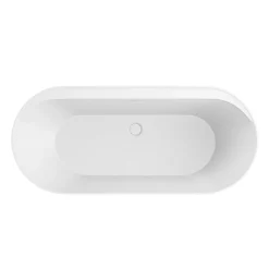 Alice Freestanding Bath with Integrated Tap Ledge - 1700 x 750mm
