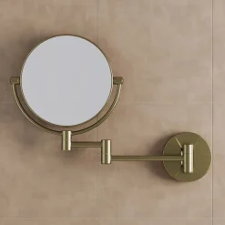 Alina Round Cosmetic Magnifying Wall Mirror - 200mm