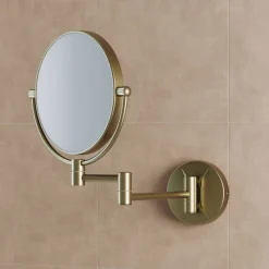 Alina Round Cosmetic Magnifying Wall Mirror - 200mm