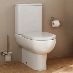 Anderson Rimless Back To Wall Close Coupled Toilet & Soft Close Seat