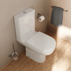 Anderson Rimless Close-Coupled Toilet & Soft Close Seat