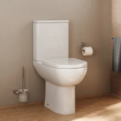 Anderson Rimless Comfort Height Close-Coupled Toilet & Soft Close Seat