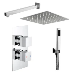Archie Concealed Shower Valve, Fixed Shower Head & Handset