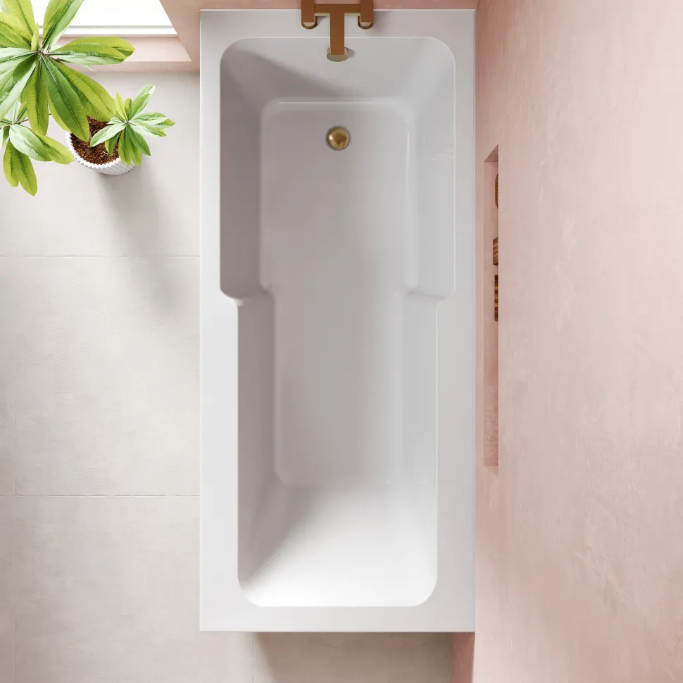 Armourcast Reinforced Keyhole Shower Bath