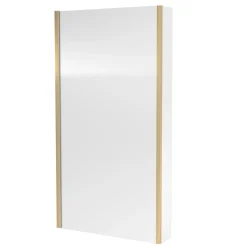 Armourcast Reinforced L Shape Single Ended Bath with Panel & Shower Screen - 1700 x 700