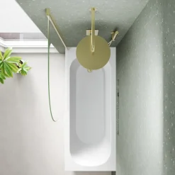 Armourcast Reinforced Single Ended Shower Bath & Shower Screen