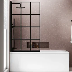 Armourcast Reinforced Single Ended Shower Bath & Shower Screen