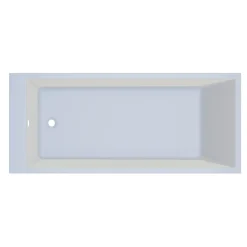 Armourcast Reinforced Slim Edge Square Single Ended Bath