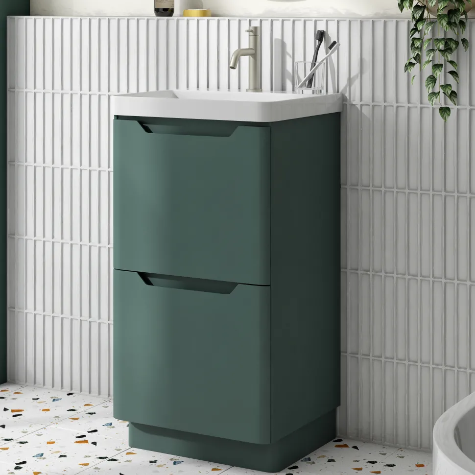 Ava 500mm Floorstanding Vanity Unit & Basin