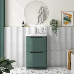 Ava 600mm Floorstanding Vanity Unit & Basin