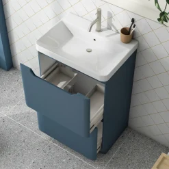 Ava 600mm Floorstanding Vanity Unit & Basin