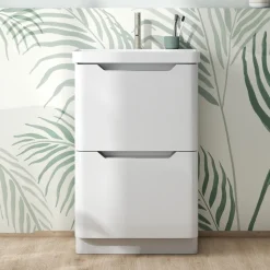 Ava 600mm Floorstanding Vanity Unit & Basin