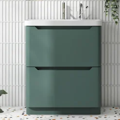 Ava 800mm Floorstanding Vanity Unit & Basin