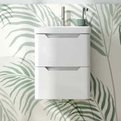 Ava 500mm Wall Hung Vanity Unit & Basin