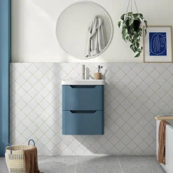 Ava 500mm Wall Hung Vanity Unit & Basin