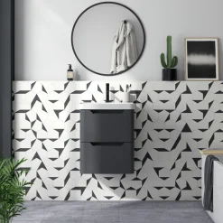 Ava 500mm Wall Hung Vanity Unit & Basin