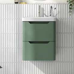 Ava 500mm Wall Hung Vanity Unit & Basin
