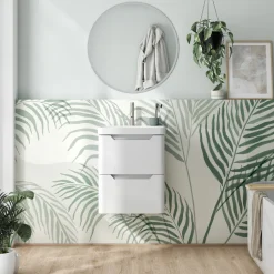 Ava 500mm Wall Hung Vanity Unit & Basin
