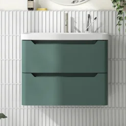 Ava 800mm Wall Hung Vanity Unit & Basin
