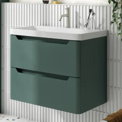 Ava 800mm Wall Hung Vanity Unit & Basin