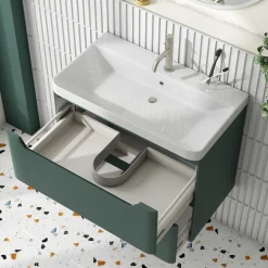 Ava 800mm Wall Hung Vanity Unit & Basin