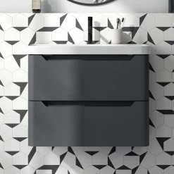 Ava 800mm Wall Hung Vanity Unit & Basin