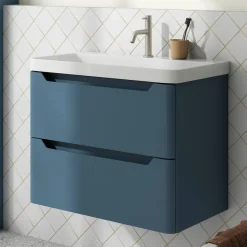 Ava 800mm Wall Hung Vanity Unit & Basin