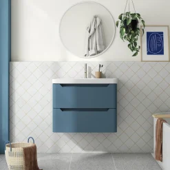 Ava 800mm Wall Hung Vanity Unit & Basin
