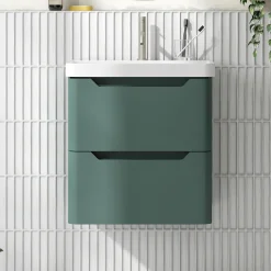 Ava 600mm Wall Hung Vanity Unit & Basin