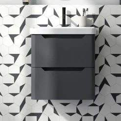 Ava 600mm Wall Hung Vanity Unit & Basin