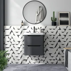 Ava 600mm Wall Hung Vanity Unit & Basin