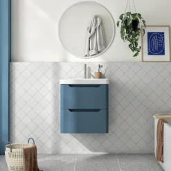Ava 600mm Wall Hung Vanity Unit & Basin