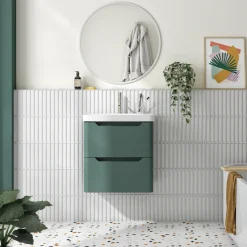 Ava 600mm Wall Hung Vanity Unit & Basin
