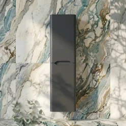 Ava 1400mm Wall Mounted Tall Storage Cabinet
