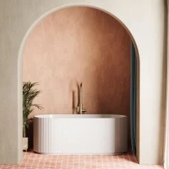 Billy Fluted Freestanding Bath - 1700 x 800mm