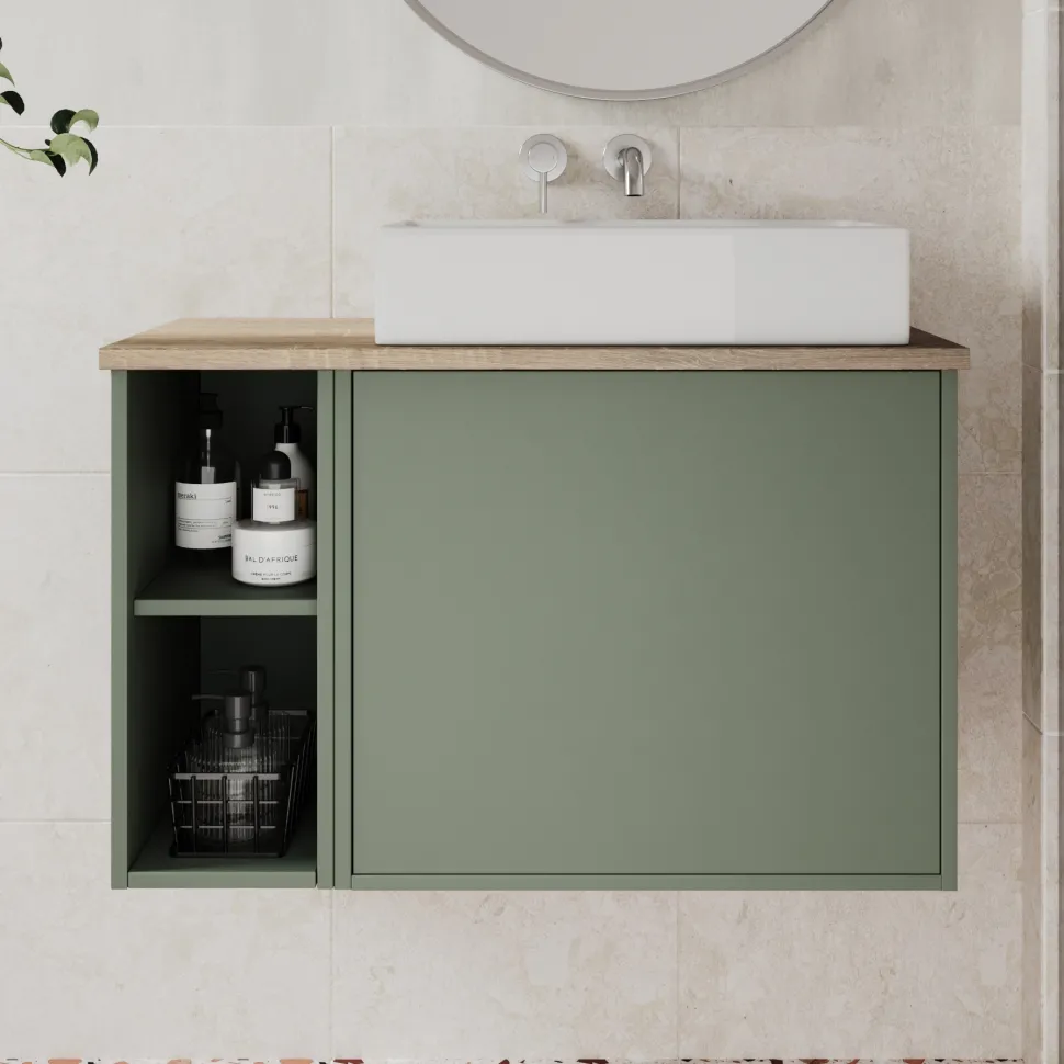 Billy 800mm Wall Hung Vanity Unit & Countertop