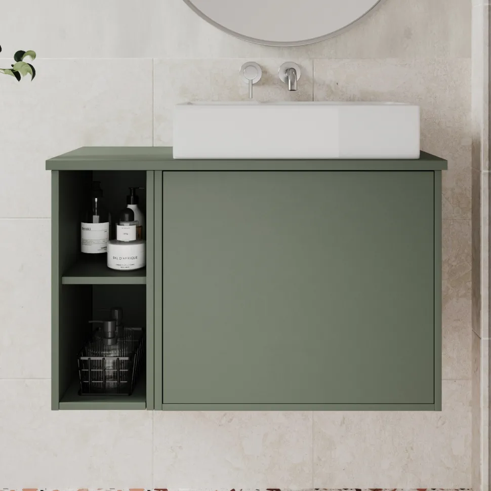 Billy 800mm Wall Hung Vanity Unit & Countertop