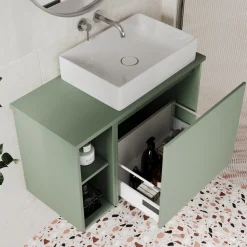 Billy 800mm Wall Hung Vanity Unit & Countertop