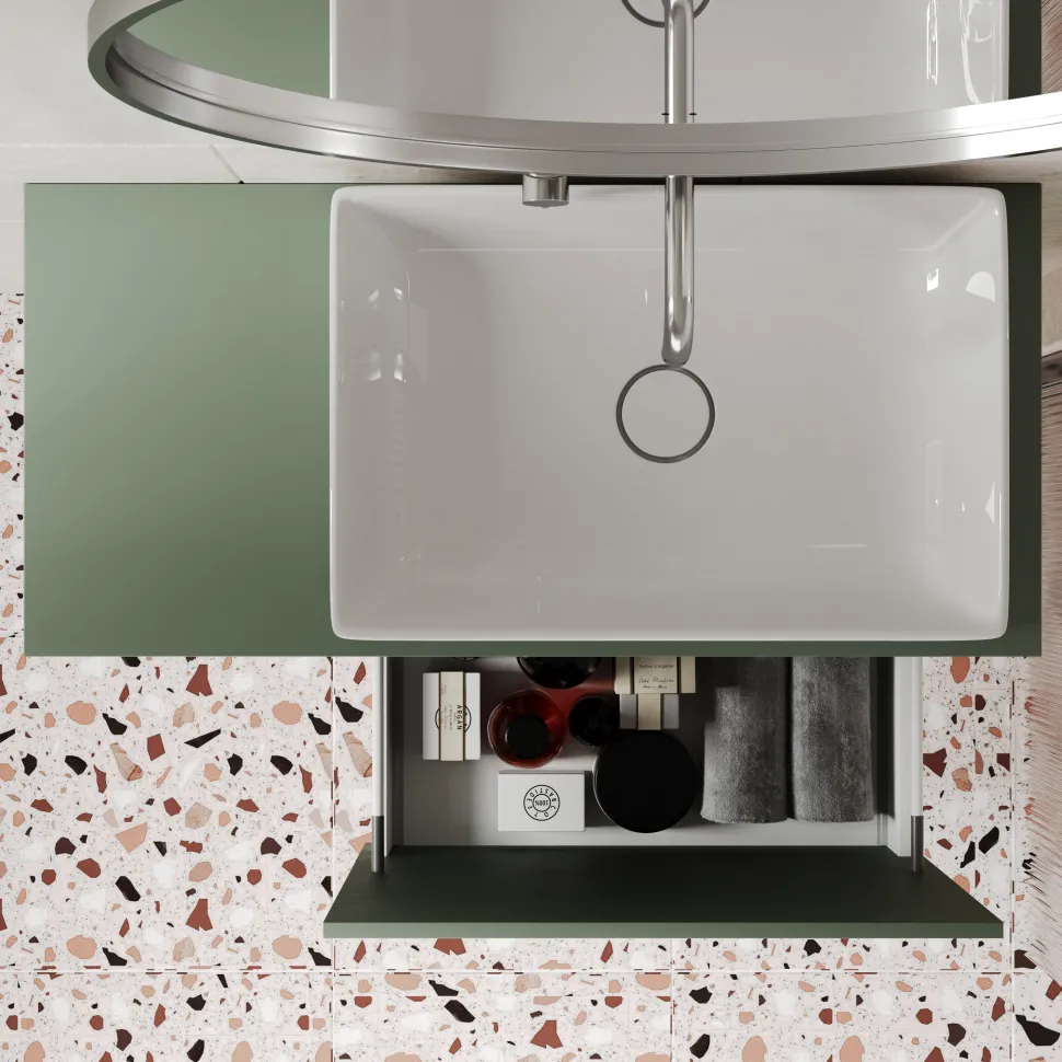 Billy 800mm Wall Hung Vanity Unit & Countertop