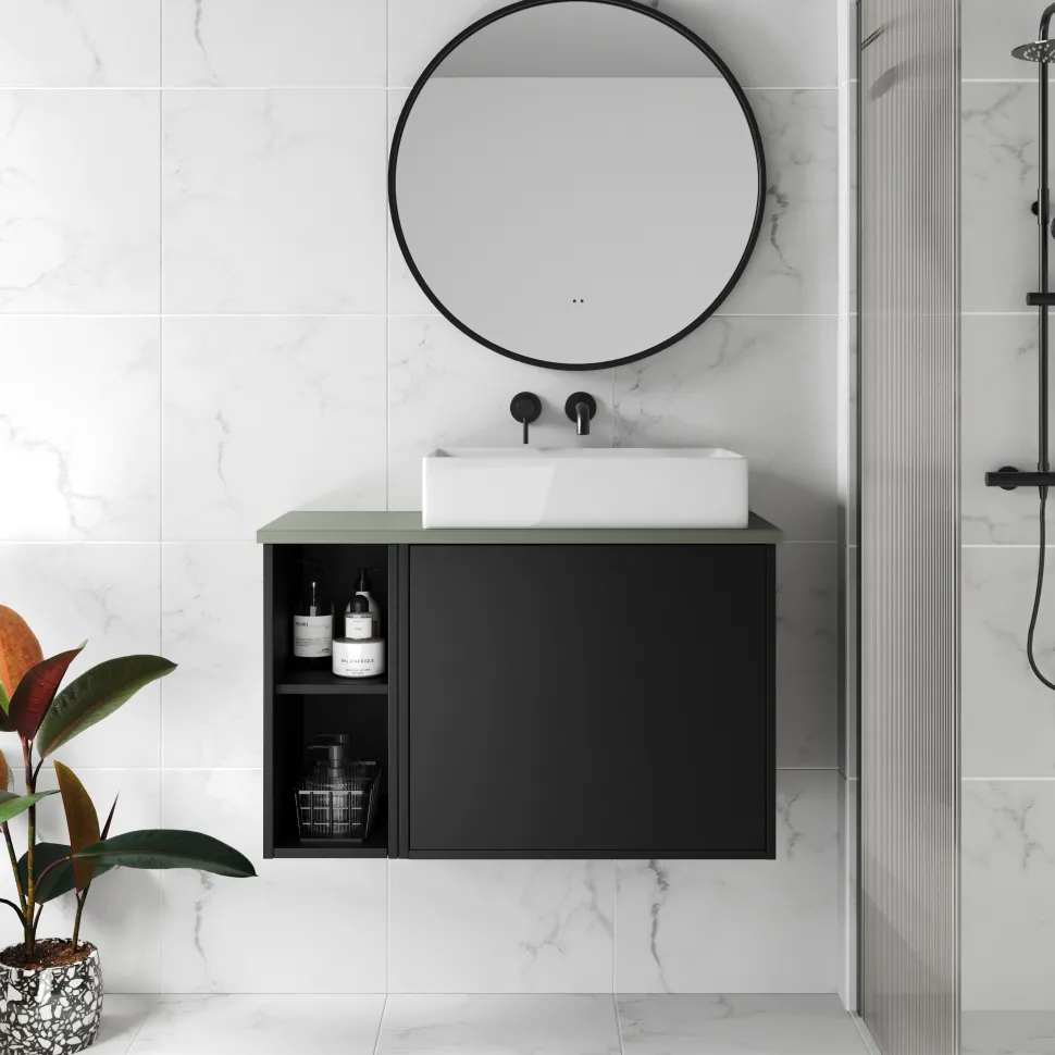 Billy 800mm Wall Hung Vanity Unit & Countertop