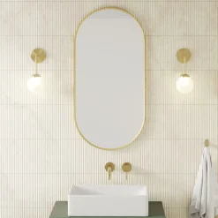 Billy Oval Framed Mirror - 500 x 1000mm