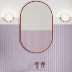 Billy Oval Framed Mirror - 500 x 800mm