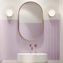 Billy Oval Framed Mirror - 500 x 800mm