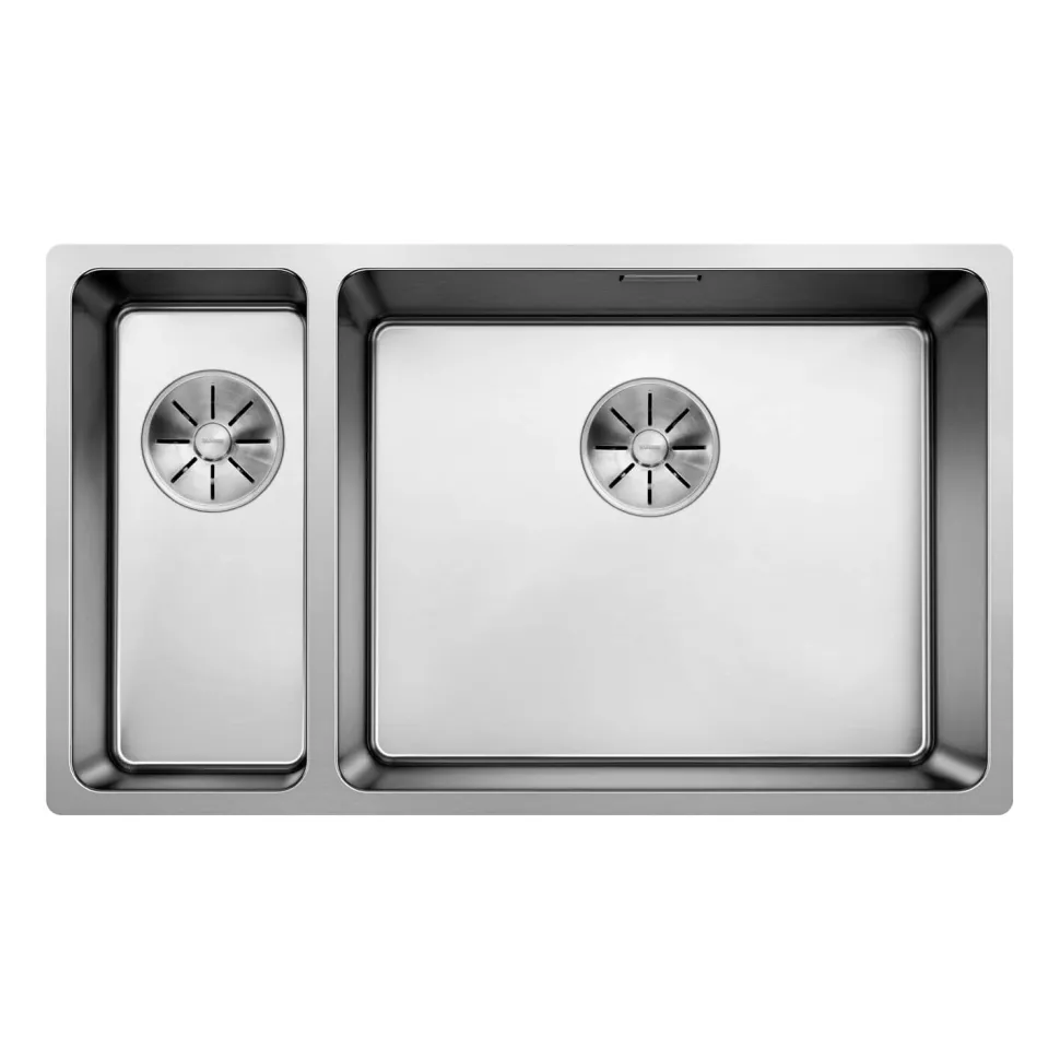 Blanco Andano 1.5 Bowl Undermount Satin Polish Stainless Steel Kitchen Sink & Waste - 745 x 440mm